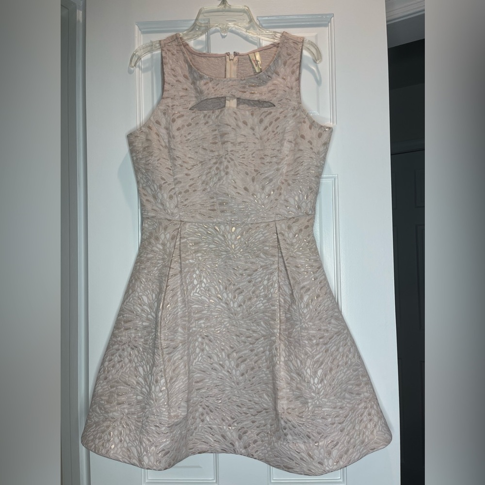 Brocade Blush Dress